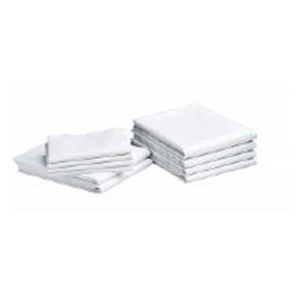 Encompass Group Sheet Fitted 36x80x8-1/2" Muslin 55% Cotton/45% Polyester White 12/Pk - 49622-025