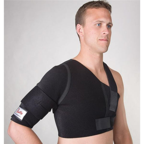 DJO, Inc Stabilizer Immobilizer Sully Adult Shoulder Black Size Large Each - 11-0525-4