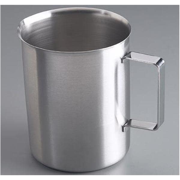 Sklar Instruments Pitcher / Beaker Stainless Steel 1200 mL Silver Each - 10-1175