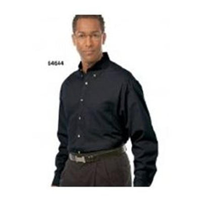 Fashion Seal Shirt Scrub Polyester / Cotton Twill Fineline Mens Black 2XL NRvrsbl Pckt Each - 64644