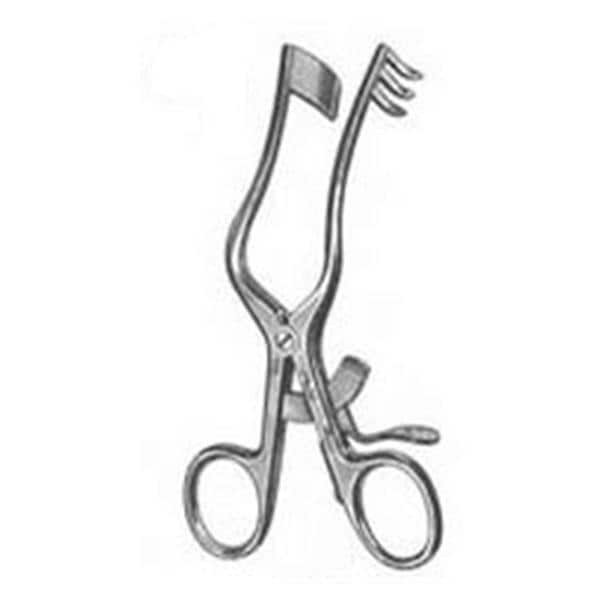 Miltex Retractor Perkins 5-1/4" 3 Teeth Serrated Each - Integra Miltex - 19-669