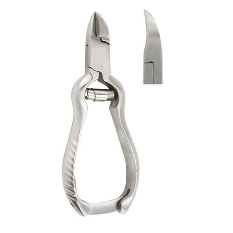 Miltex Nipper Nail Vantage 5-1/2" Concave Jaw Barrel Spring Stainless Steel Each - Integra Miltex - V940205