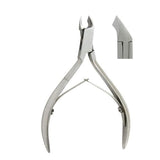 Miltex Nipper Tissue Vantage 4" Convex Jaw Double Spring Stainless Steel Each - Integra Miltex - V940245