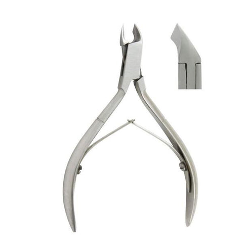 Miltex Nipper Tissue Vantage 4" Convex Jaw Double Spring Stainless Steel Each - Integra Miltex - V940245