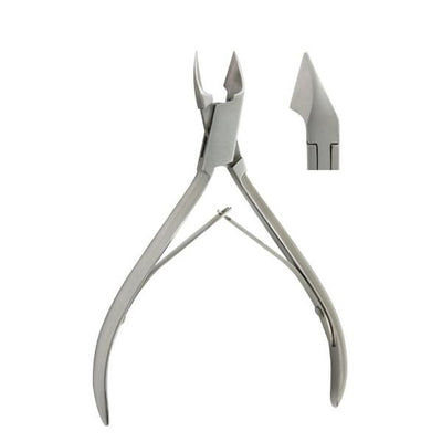 Miltex Nipper Tissue Vantage 5" Convex Jaw Double Spring Stainless Steel Each - Integra Miltex - V940251