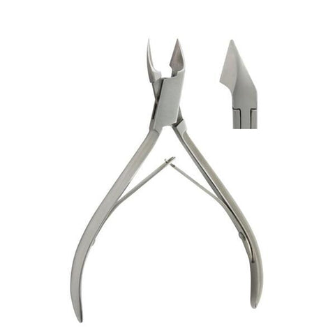 Miltex Nipper Tissue Vantage 5" Convex Jaw Double Spring Stainless Steel Each - Integra Miltex - V940251