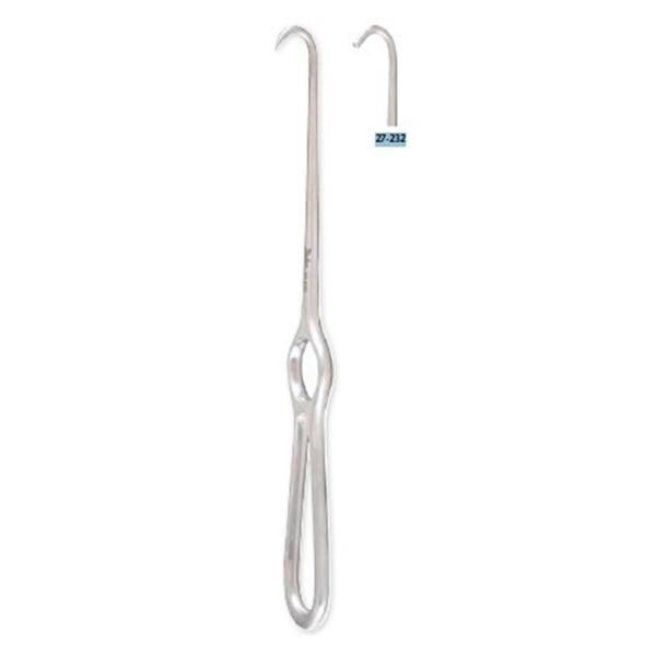 Miltex Hook Volkmann 9" 15mm Deep Blunt Ring Handle Each - Integra Miltex - 27-232