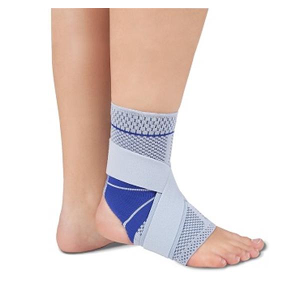Bauerfeind USA, Inc Brace Sports Malleotrain S Ankle Elastic/Knit Titan/Blue Size 4 9-9.75" Right Each - 11000000000000