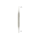 Derron Surgical Instruments Curette Podiatry Excavator 5-3/4" 1.5/2mm Tip Stainless Steel With Hole Each - 42-86/1-2