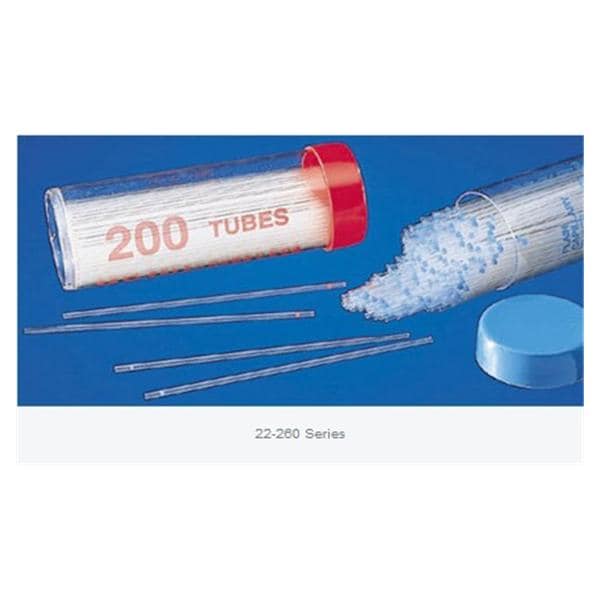 Fisher Scientific Co. Fisherbrand Capillary Tube Heparin Glass 70uL Seal Non-Sterile 100/Pk - 22260950
