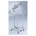 Blickman Industries Hamper Laundry Stainless Steel Round 19-5/8x35" Silver Each - 092777420P