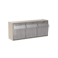 Akro Bin Storage Tiltview 6-3/4x23-5/8x8-3/16" Stone Plastic Eachch - Mils - 06704