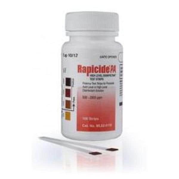 Minntech Medivators Strip Testing Rapicide PA 200/Bx - ML02-0118