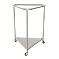 Mac Medical Hamper Linen Stainless Steel Triangular 35x78-5/8" Silver Each - LH-1001