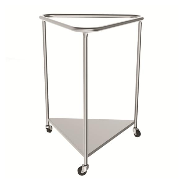 Mac Medical Hamper Linen Stainless Steel Triangular 35x78-5/8" Silver Each - LH-1001