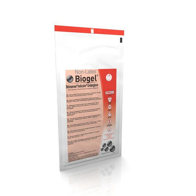 Molnlycke Healthcare Undergloves Surgical Bgl Sknsns Indctr PF Polychloroprene LF 6 Strl Blu 200Pr/Ca - 40660
