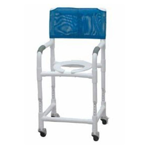 Graham Chair Shower/Commode Lumex 375Lb Capacity RylBlu Thrd StmCaseaters 23x26x40" Each - Field/Everest &Jennings - 89210