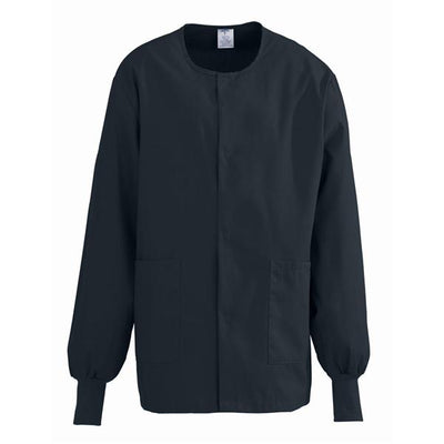 ComfortEase by Medline Jacket Warm-Up 65% Polyester / 35% Cotton ComfortEase Womens Black 4XL 2Pckt Each - 8832DKW4XL