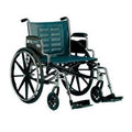 Invacare Wheelchair Transport Tracer IV 350lb Capacity Black/Chrome Full Arm Adult Each - T424RFAP