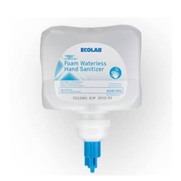 Ecolabs/Huntington Med. Sanitizer Hand Foam Quik-Care 62% Ethyl Alcohol 1200 mL Fragrance Free 4/Ca - 6000094