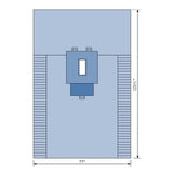 C Drape Laparotomy Fenestrated 25.5x26.5 15/Ca - Core Medical, Inc - 19166