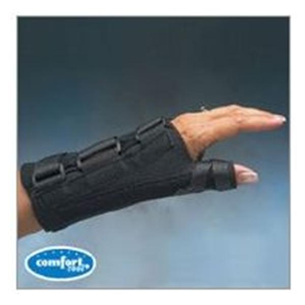 Patterson Med(Sammons Preston) Splint Comfort Cool Adult Wrist/Thumb Neoprene Black Size X-Large Left Each - NC91258