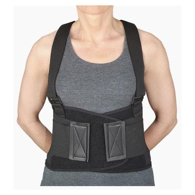 Deroyal Industries Inc Support Worker Back Nylon Black Size Large Universal Each - BS1000-16