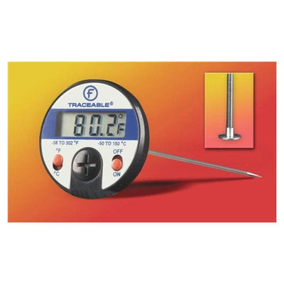 Fisher Scientific Co. Traceable Surface Dial Thermometer ABS Plastic -50 to +150°C Each - 1507760