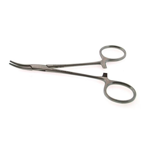 BR Surgical, LLC Forcep Hemostatic Halsted Mosquito 5" Curved Stainless Steel Each - BR12-22112