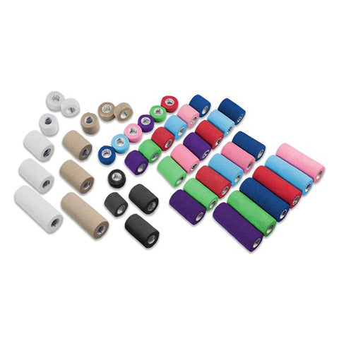 Dynarex Corporation Bandage Sensi-Wrap Compression Elastic 1"x5yd Rainbow 30/Ca - 3181