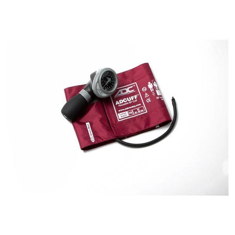 American Diagnostic Corp. Sphygmomanometer Aneroid Diagnostix Palm 34-50 12 Lg Adlt Arm Dl Dspl Burg Eachch - 703-12XBD