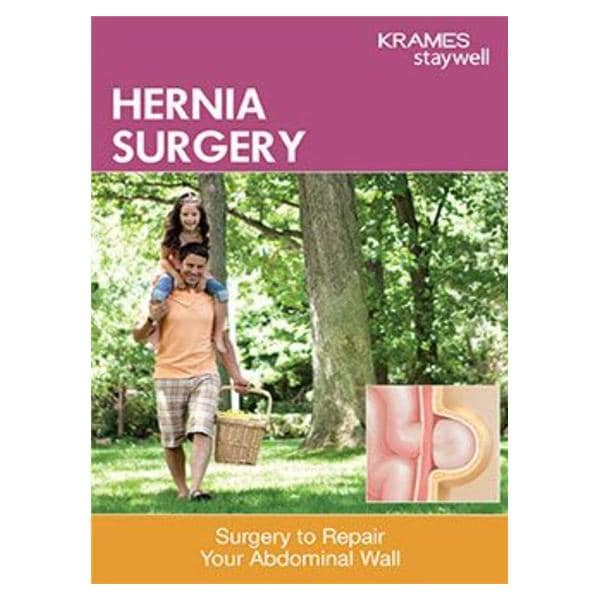 Krames Communications Booklet Educational Hernia Surgery Eachch - 11968