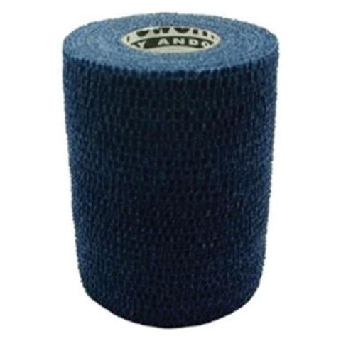 Andover Coated Products Tape Compression PowerFlex Elastic 3"x6yd Cohesive Navy 48Rl/Ca - 4730NV-048