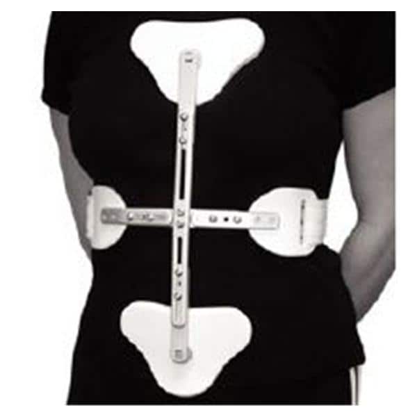 Patterson Med(Sammons Preston) Orthosis Support C.A.S.H. Cruciform Adult Standard Sternal/Pubic Pad White Each - 5598-87-07