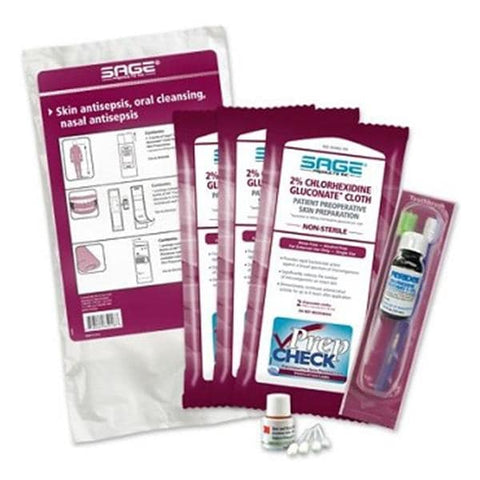 Sage Products Kit Antiseptic Skin/Oral/Nasal Nose to Toes 20/Ca - 9011