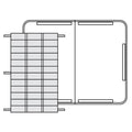 Whitehall Mfg Co Cover Thermal Pack f/TOV1 Oversize Terrycloth Reusable Gray Each - ATC6