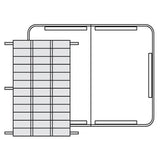 Whitehall Mfg Co Cover Thermal Pack f/TOV1 Oversize Terrycloth Reusable Gray Each - ATC6