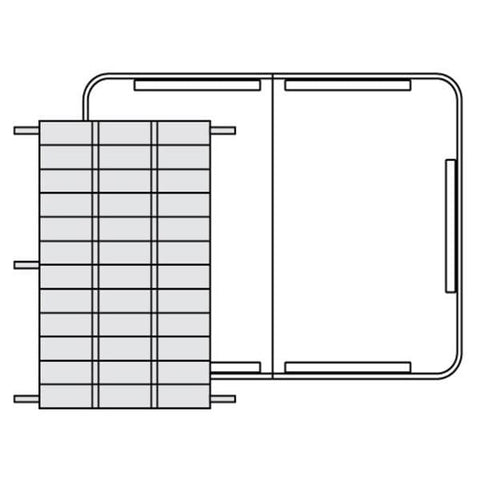 Whitehall Mfg Co Cover Thermal Pack f/TOV1 Oversize Terrycloth Reusable Gray Each - ATC6