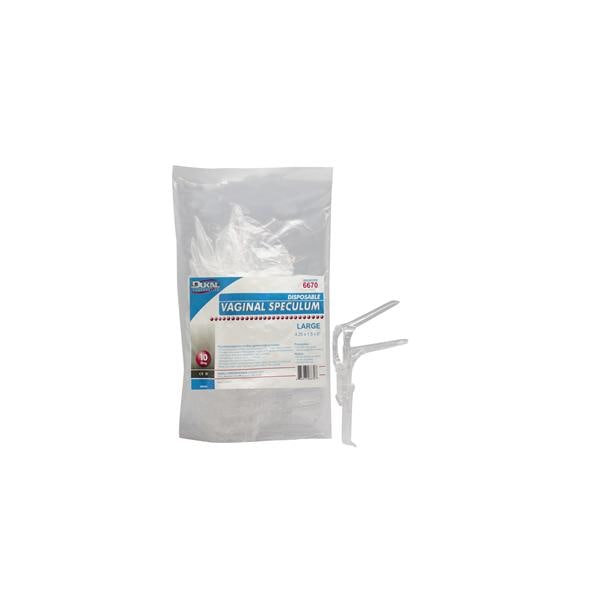 Dukal Corporation Speculum Vaginal Large Disposable Clear 100/Ca - 6670
