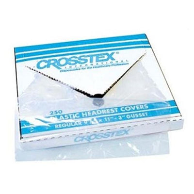 Crosstex International Cover Headrest 11 in x 9.5 in White Plastic 1000/Ca - L0CPW