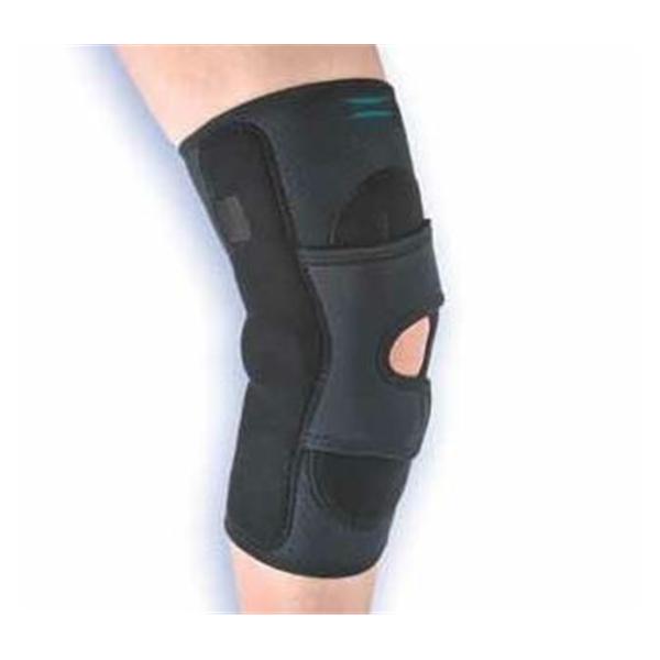Hely & Weber Brace Support Lateral "J" Knee Neoprene Black Size Medium Left Each - 5794H-LT-M