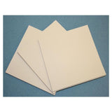 Aetna Felt Corporation Pad Orthopedic Sheet Foam 4x4" 1/4" Thick Adhesive White 50/Pk - 900261