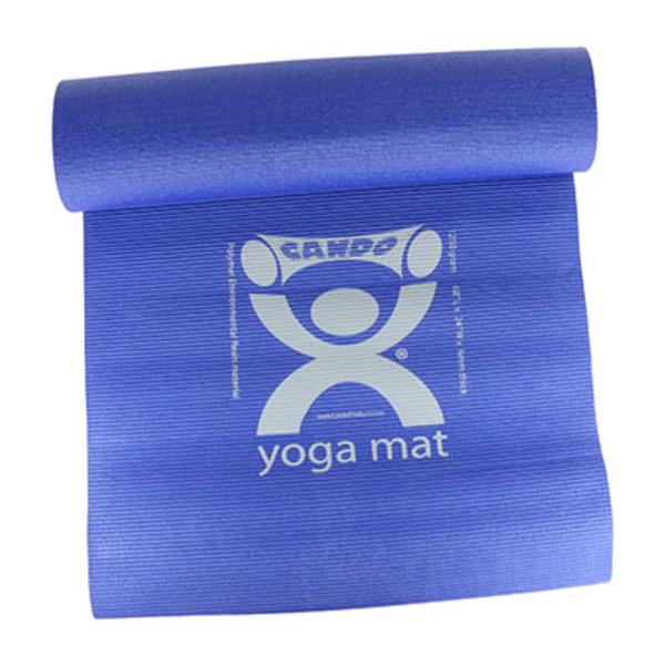 Fabrication Enterprises Mat Yoga/Pilates CanDo 68x24x0.25" Blue Polymer Resin Each - 30-2401B