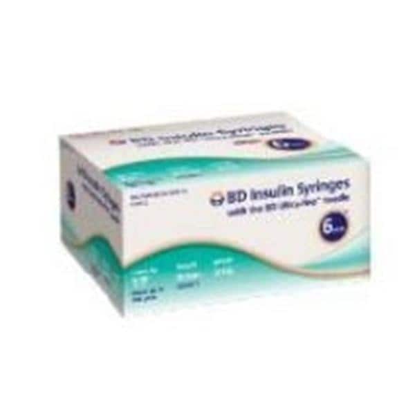 Becton Syringe/Needle 1cc 31gx6mm Ultra-Fine Insulin Conventional 500/Ca - Dickinson - 324912