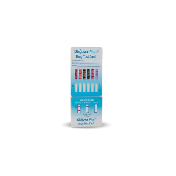 American Screening Corp Discover Drug Screen Dip Card Test Kit CLIA Waived 12 Panel 25/Bx - DIS-DOA-9124