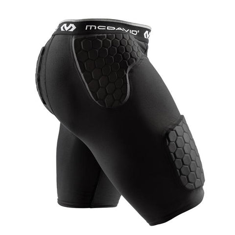 Shock Doctor Inc Shorts Compression Hexpad Thudd Men Black Size X-Large Each - MD737-01-35