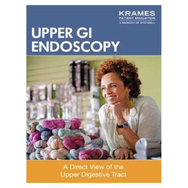 Krames Communications Booklet Educational Upper GI Endoscopy Each - 12231