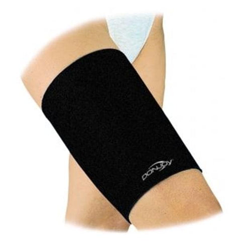 DJO, Inc Support Compression Thigh Black Size X-Small Universal Each - 11-0011-1-06000