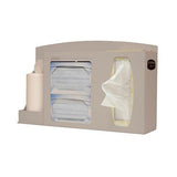 Bowman Medical Products Station Respiratory Hygiene Quartz Beige 4.45 in x 17.9 in x 10.5 in Each - RS001-0212