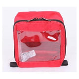 R&B Fabrications Pocket Emergency Bag 6.5x5.5x4" Red Zipper Closure No Handle Each - S500-A